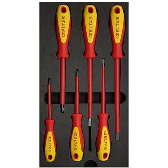 izoleli elektrikçi tornavida seti